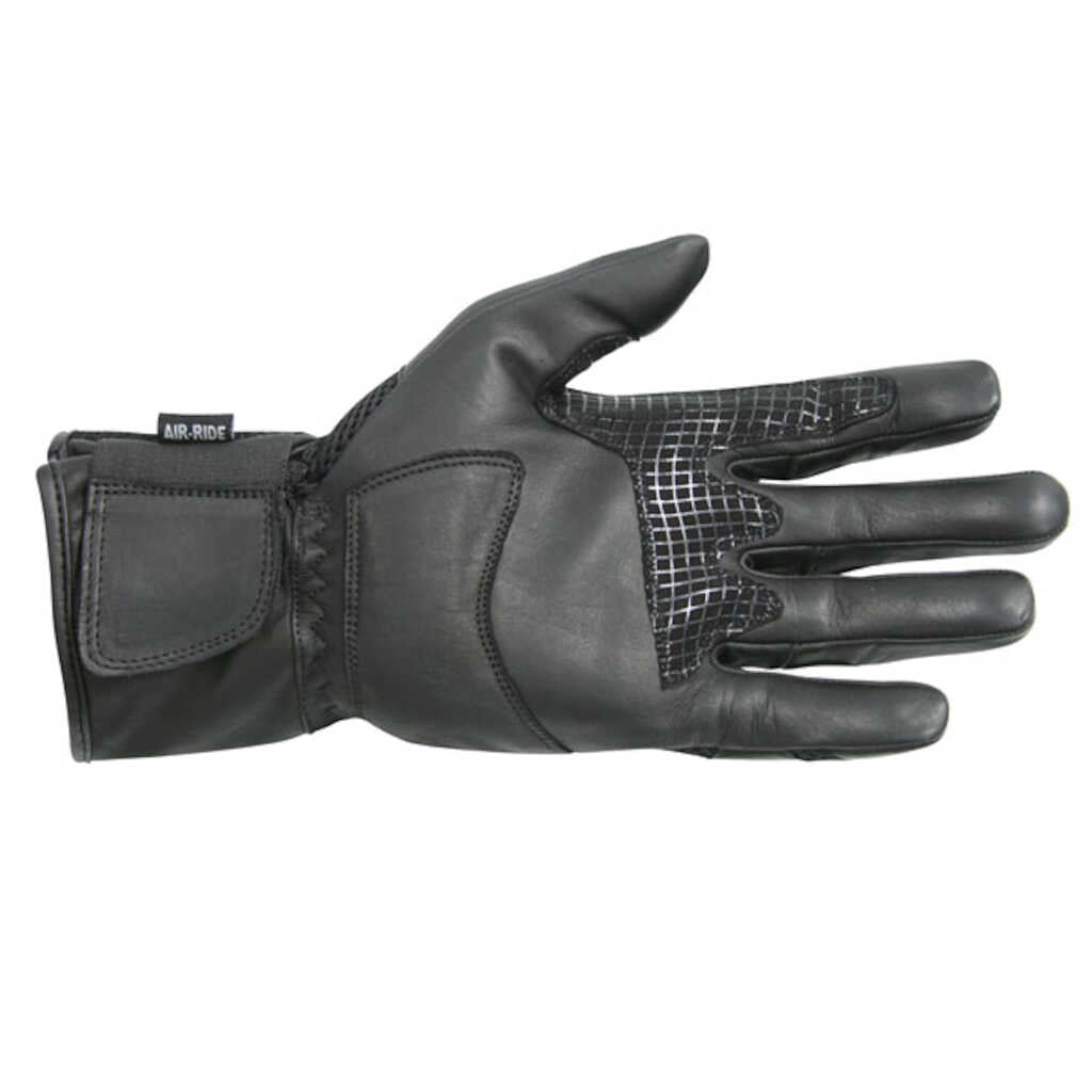 Dririder Air-Ride Leather Gloves - BLACK