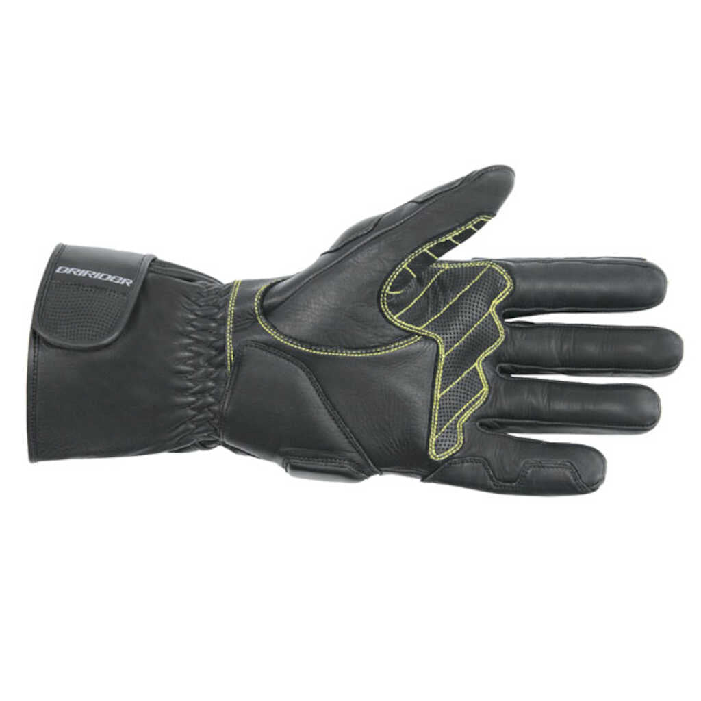 Dririder Assen 2 Leather Gloves - BLACK