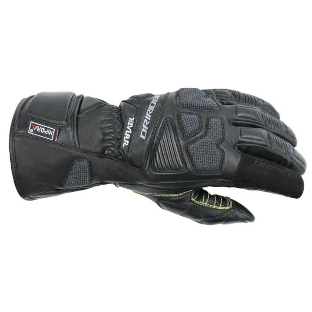 Dririder Apex 2 Leather Gloves - BLACK