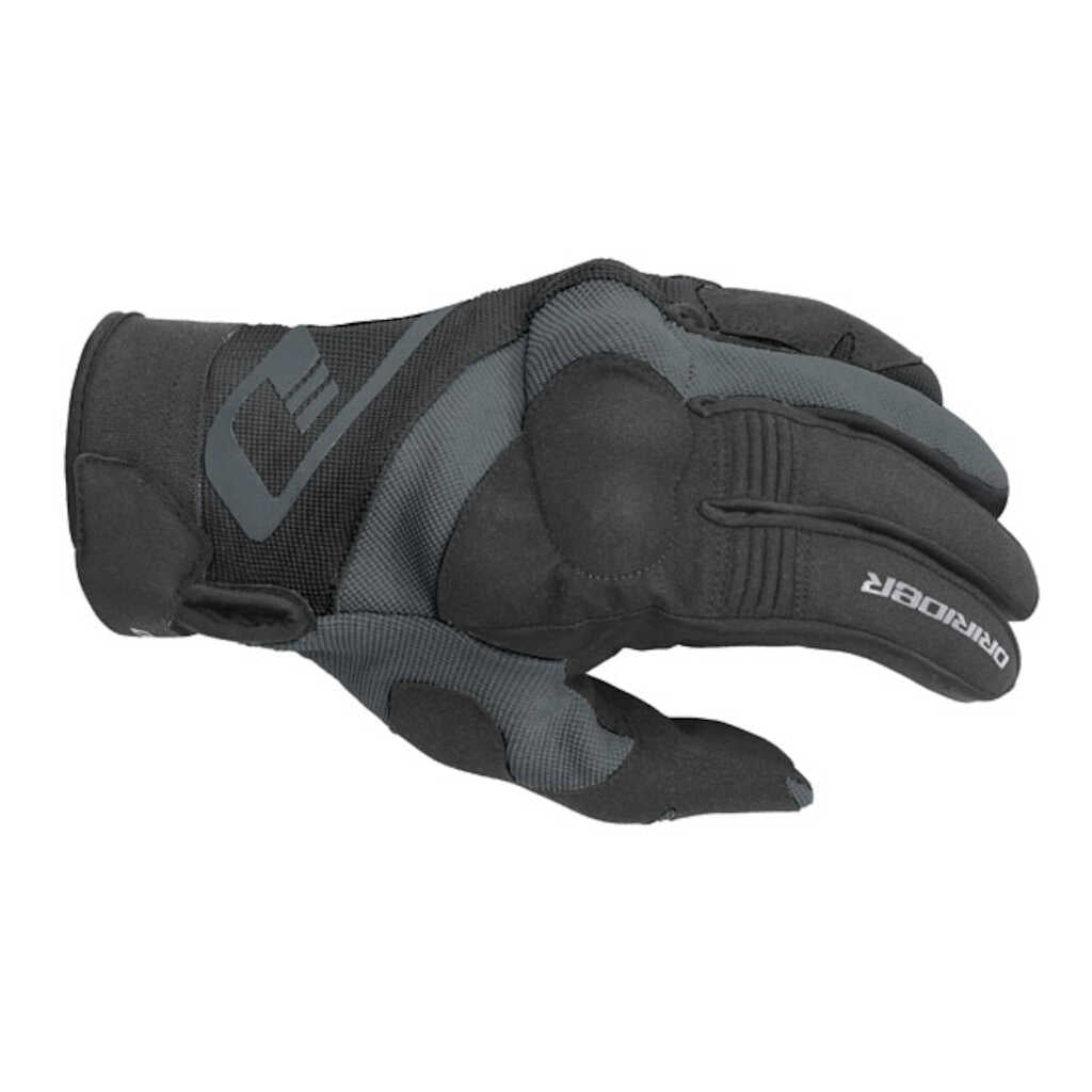 Dririder RX Adventure Textile Gloves - BLACK / BLACK