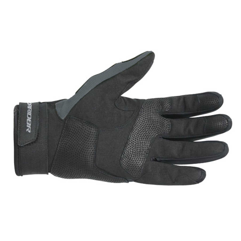 Dririder RX Adventure Textile Gloves - BLACK / BLACK