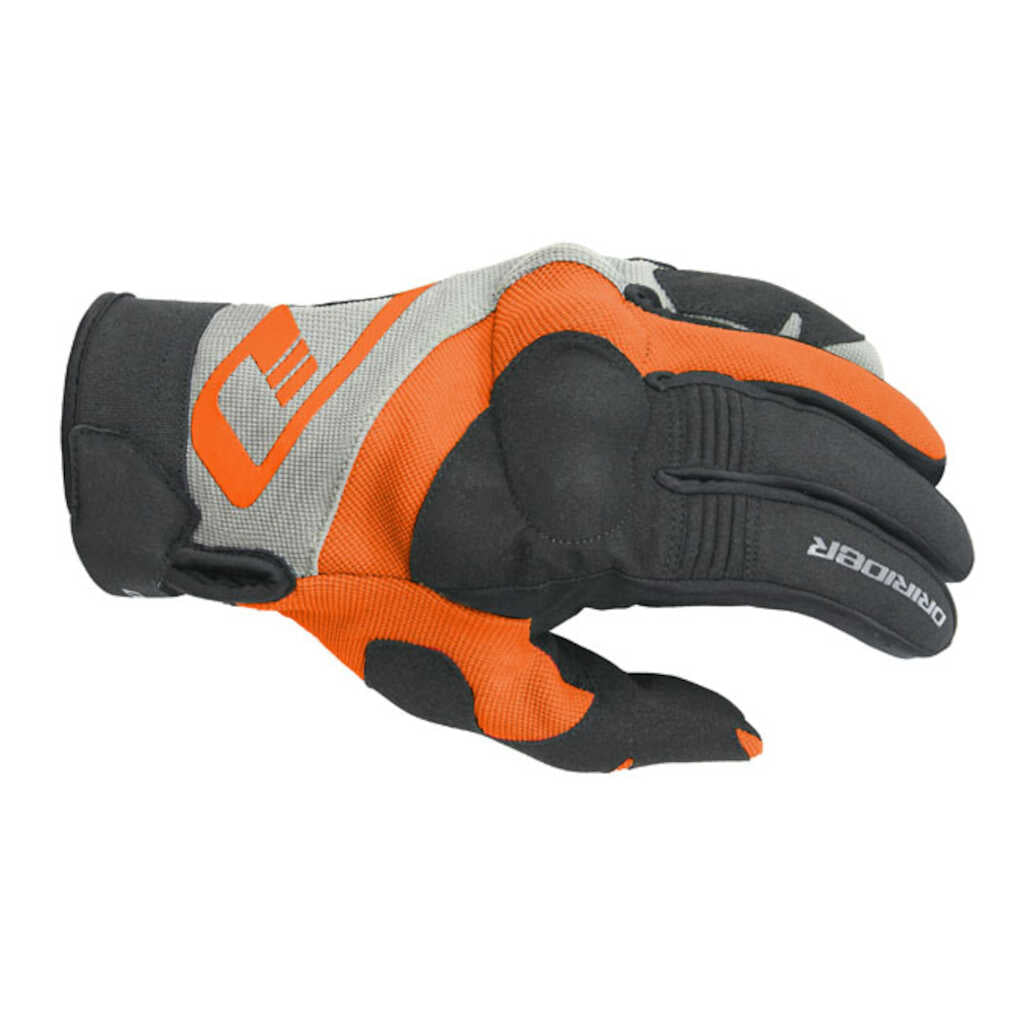 Dririder RX Adventure Textile Gloves - BLACK / ORANGE