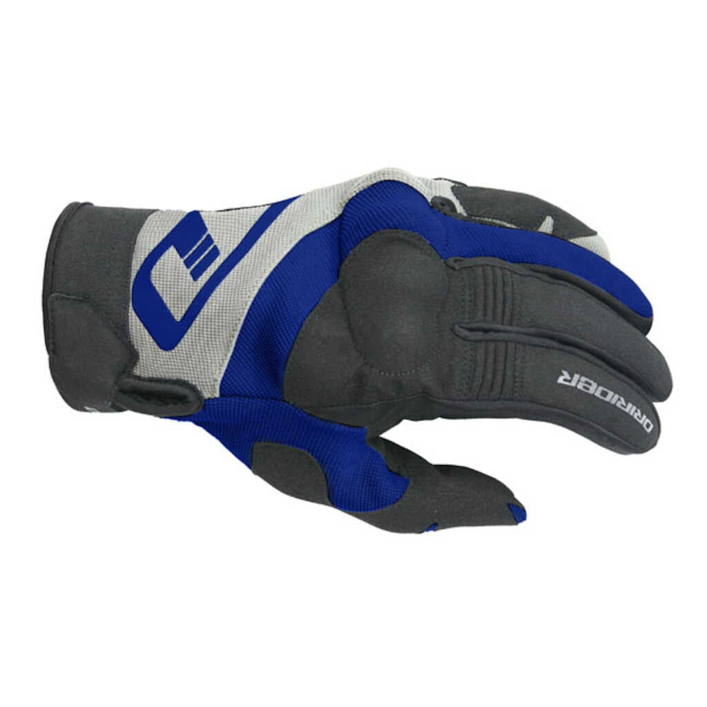 Dririder RX Adventure Textile Gloves - BLACK / BLUE