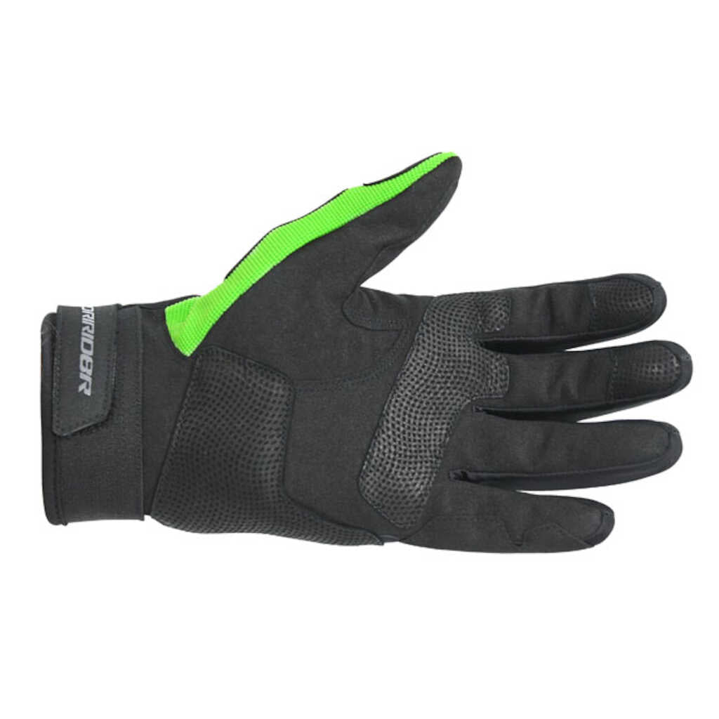 Dririder RX Adventure Textile Gloves - BLACK / GREEN