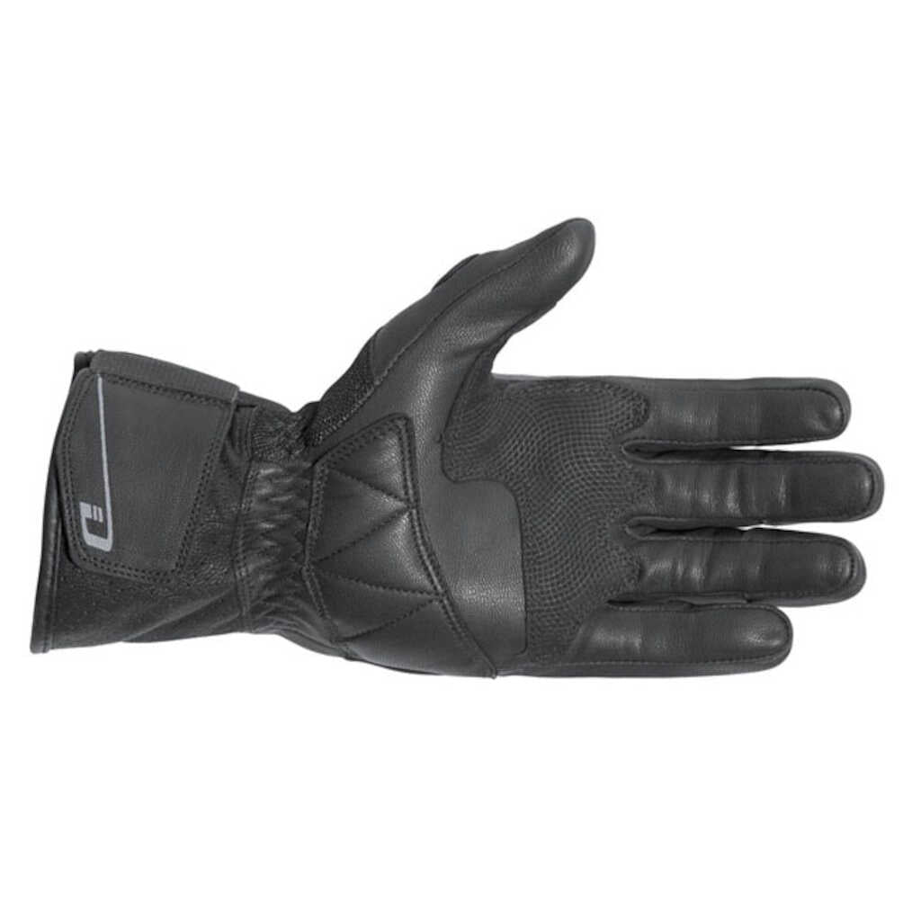 Dririder Air-Ride 2 Leather Gloves - Long Cuff - BLACK / BLACK