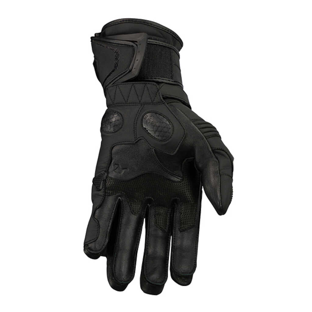 Argon Mission Leather Gloves - STEALTH