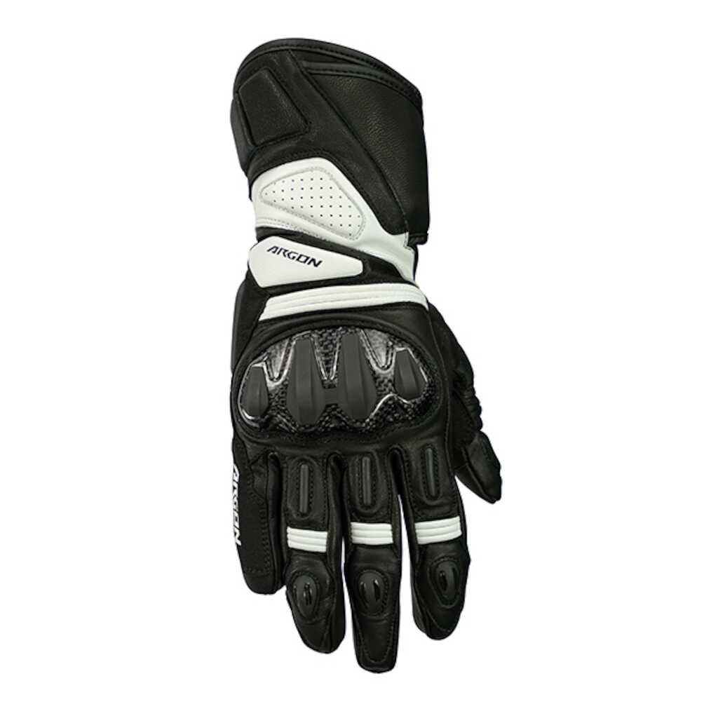 Argon Duty Leather Gloves - BLK WHT