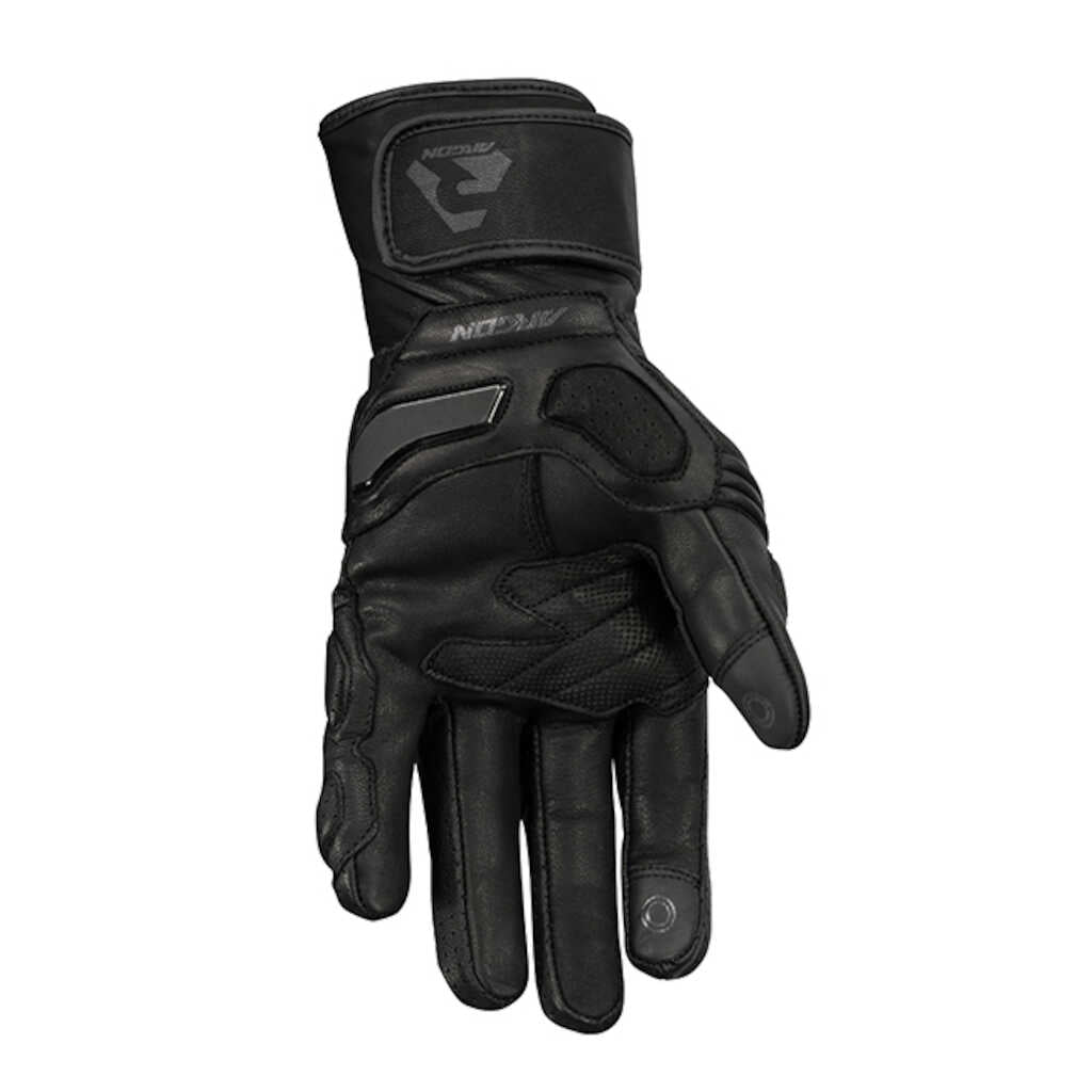 Argon Synchro Leather Gloves - BLACK