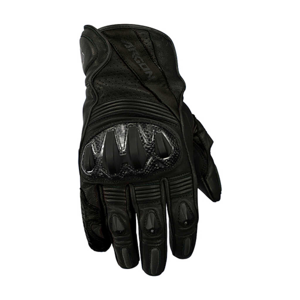 Argon Turmoil Leather Gloves - STEALTH