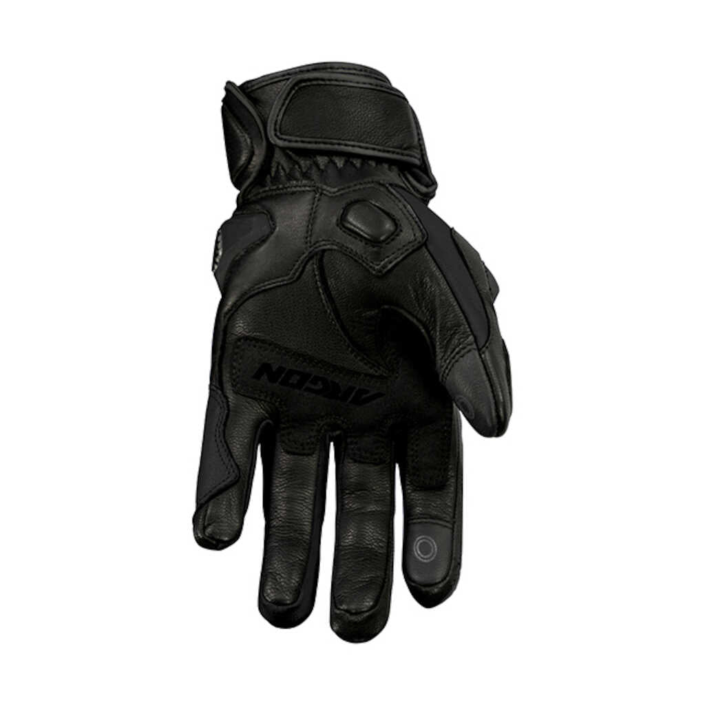 Argon Turmoil Leather Gloves - STEALTH