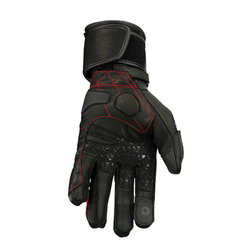 Argon Engage Leather Gloves - BLK RED