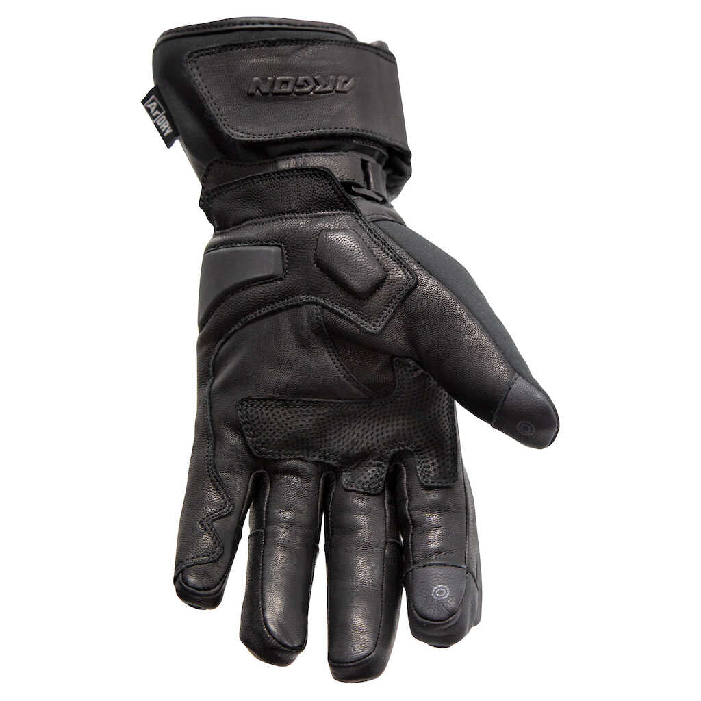 Argon Belroy Leather Gloves - BLACK