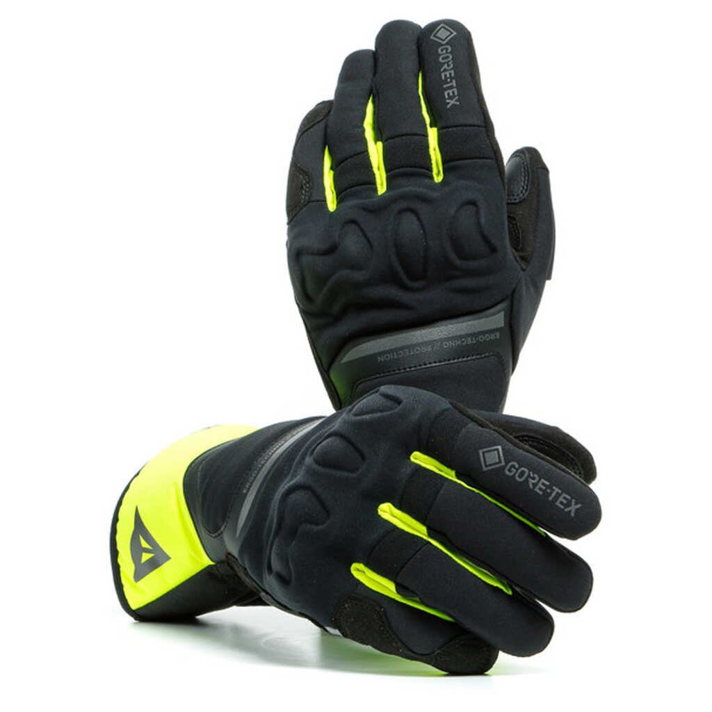 Dainese Nembo Gore-Tex Gloves - BLK/FLUO-YEL