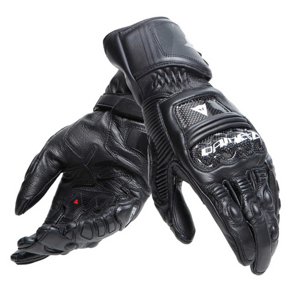 Dainese Druid 4 Leather Gloves - BK/BK/CHAR-GRY