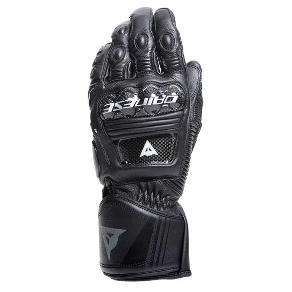 Dainese Druid 4 Leather Gloves - BK/BK/CHAR-GRY