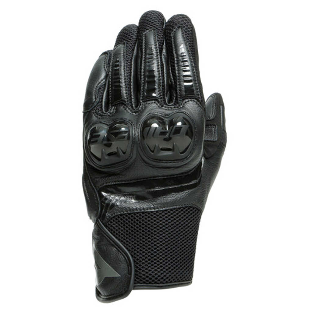 Dainese Mig 3 Leather Gloves - BLACK/BLACK