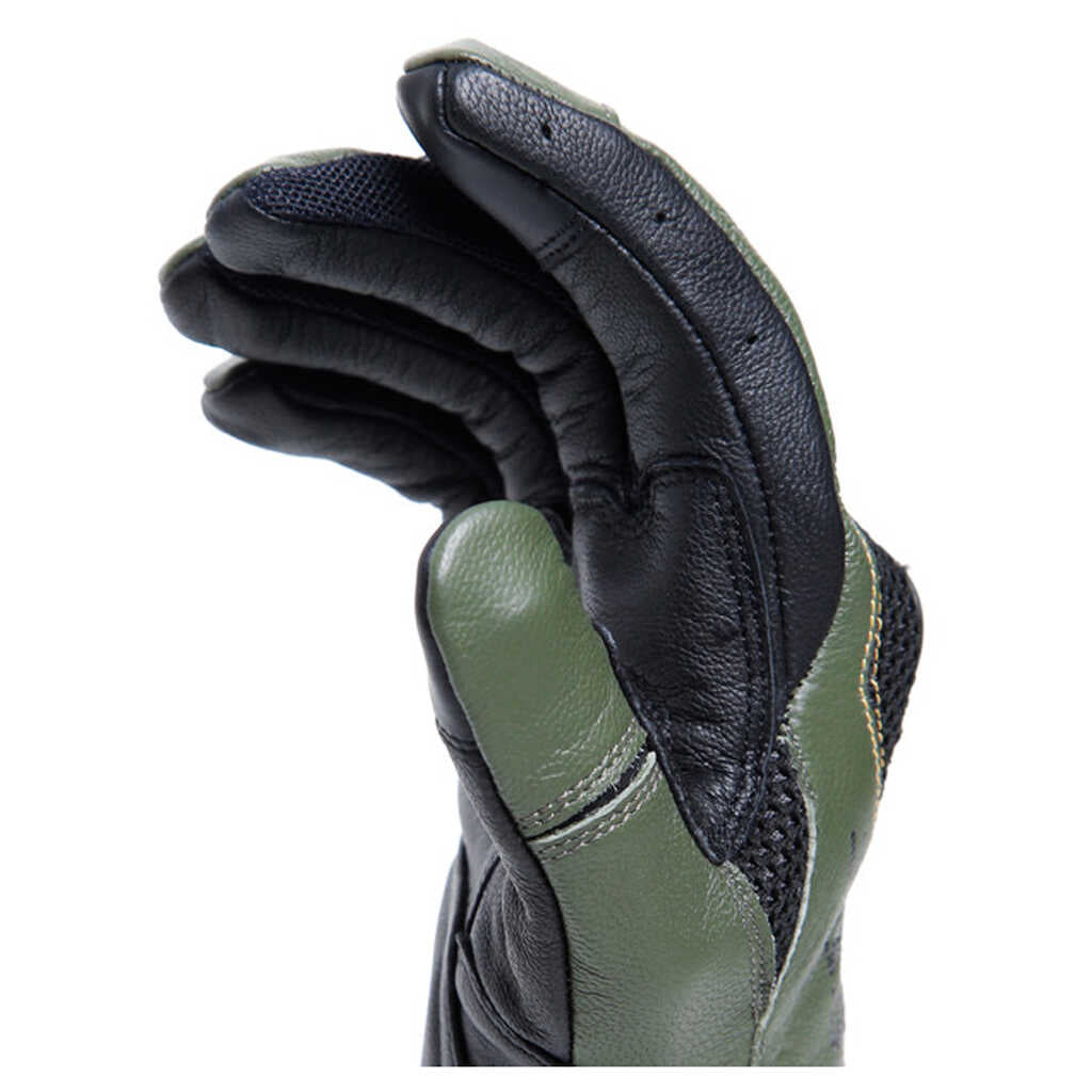 Dainese Karakum Ergo-Tek Gloves - BLK/ARMY-GRN