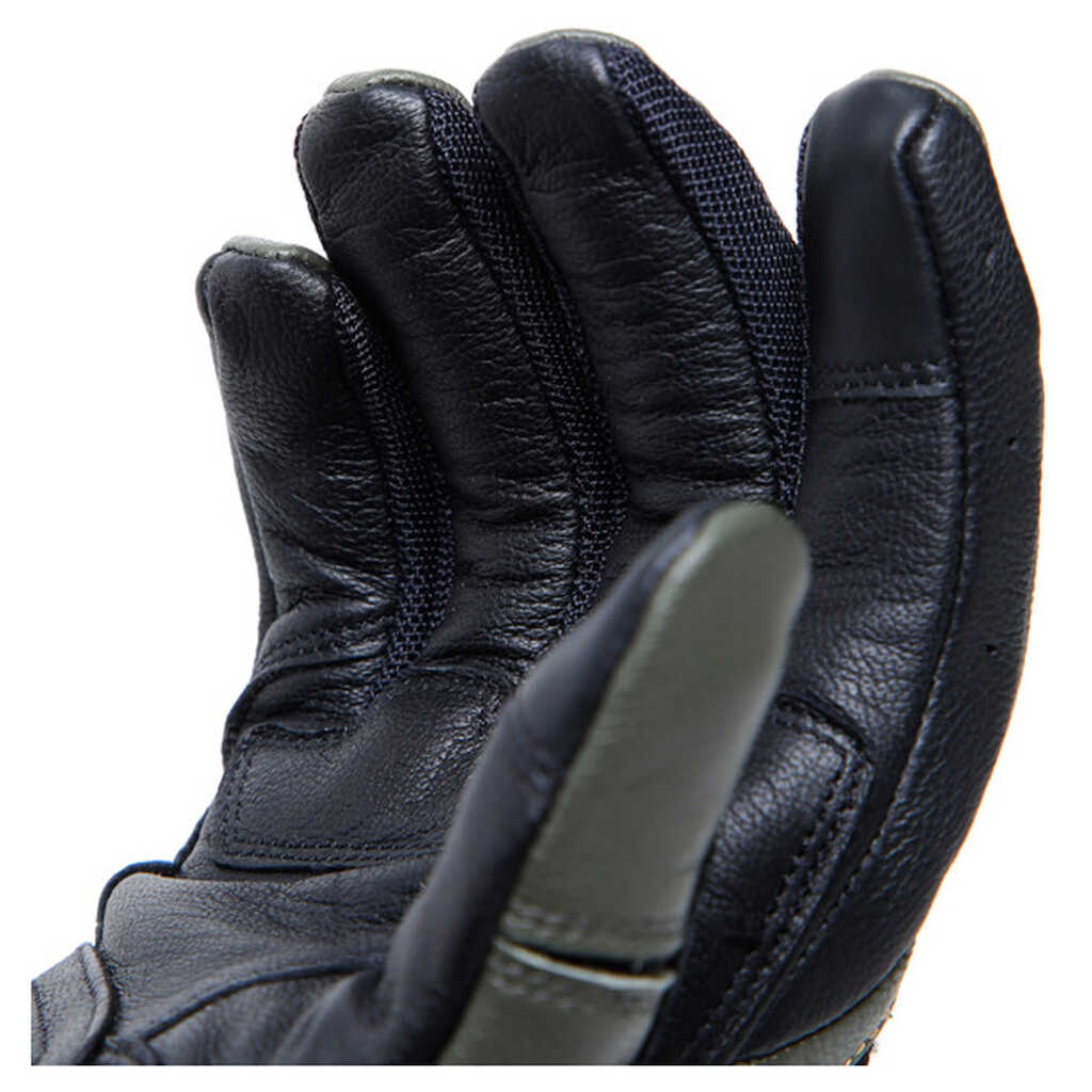 Dainese Karakum Ergo-Tek Gloves - BLK/ARMY-GRN