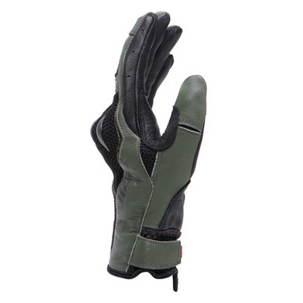 Dainese Karakum Ergo-Tek Gloves - BLK/ARMY-GRN