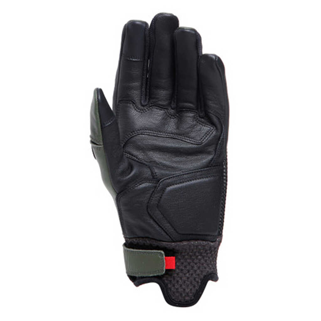 Dainese Karakum Ergo-Tek Gloves - BLK/ARMY-GRN