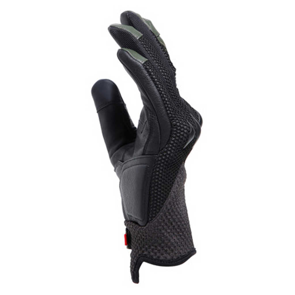 Dainese Karakum Ergo-Tek Gloves - BLK/ARMY-GRN