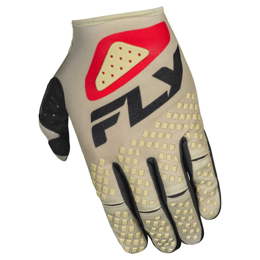 Fly Racing 2025 Kinetic Gloves - SYM LT.GY RD BK