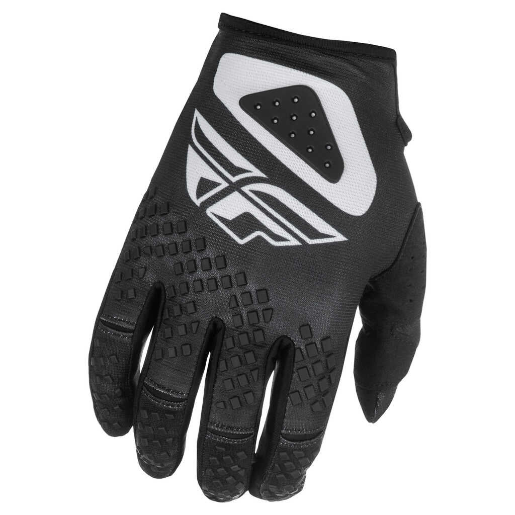 Fly Racing 2025 Kinetic Gloves - SYM BLK WHT