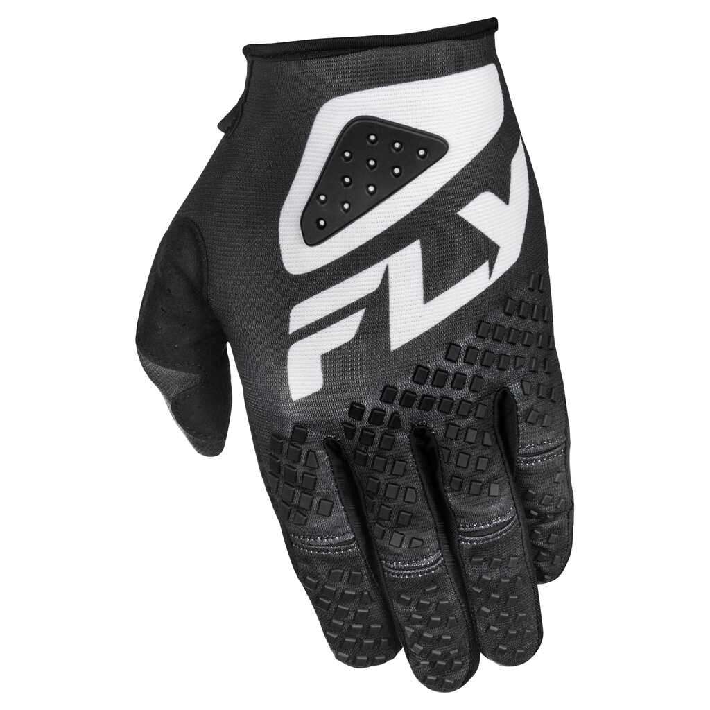 Fly Racing 2025 Kinetic Gloves - SYM BLK WHT