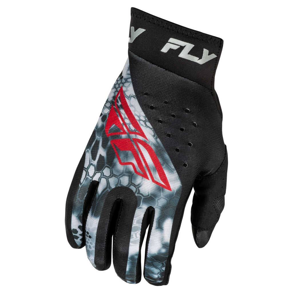 Fly Racing 2025 Pro Lite Gloves - KRYPTK BK RD GY