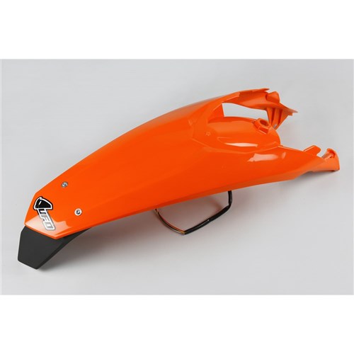 UFO KTM EXC/SXF 2012-2015 REAR FENDER W/LED T/LIGHT (ORG 98-18)