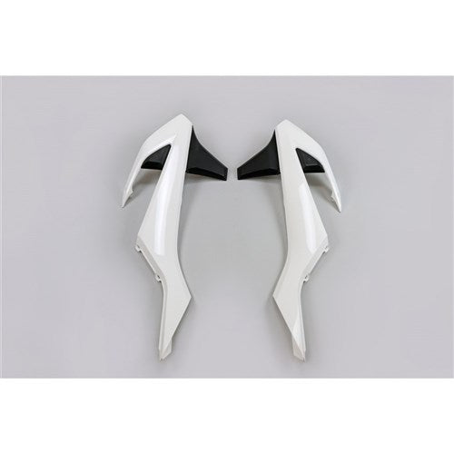 UFO KTM RADIATOR SHROUDS SX/SXF 17 (OEM WHT/BLK)