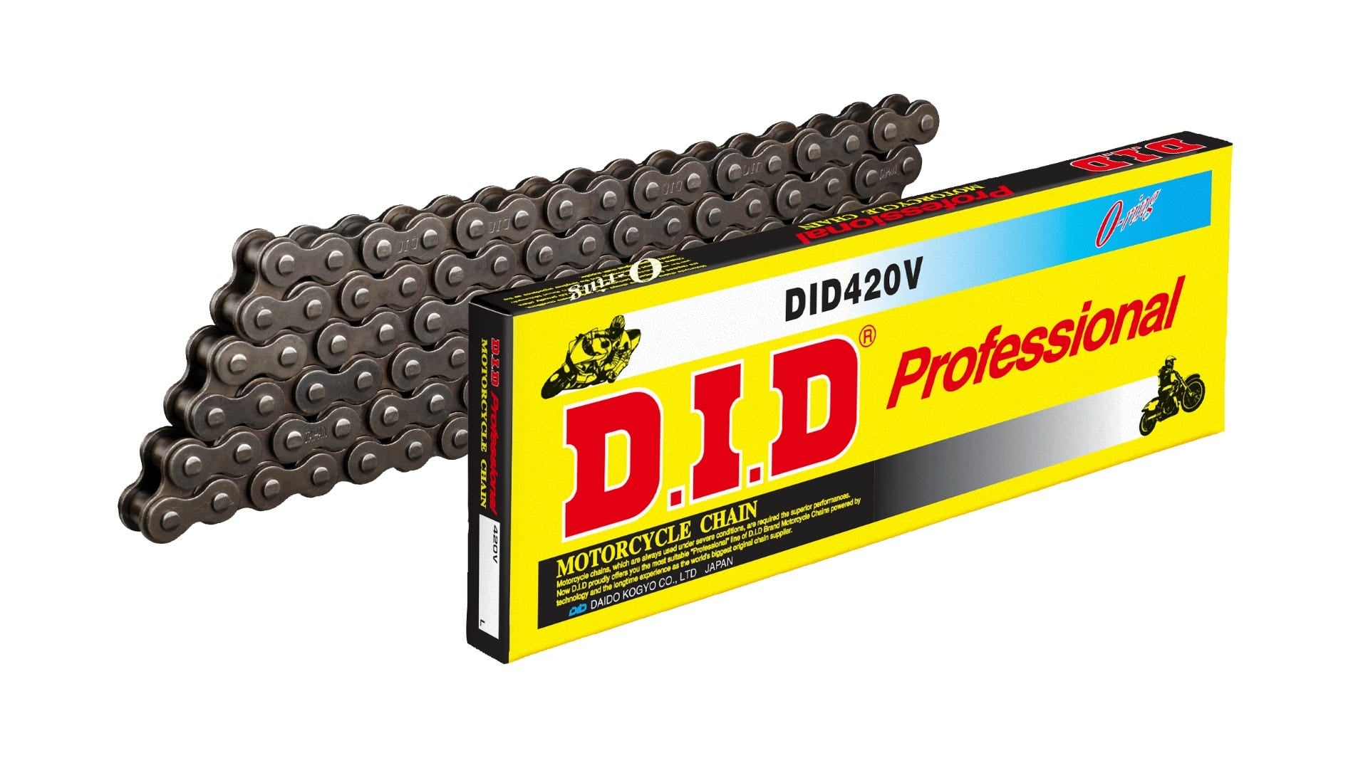 DID #420 VO Standard O-Ring 120L RJ - Clip BK