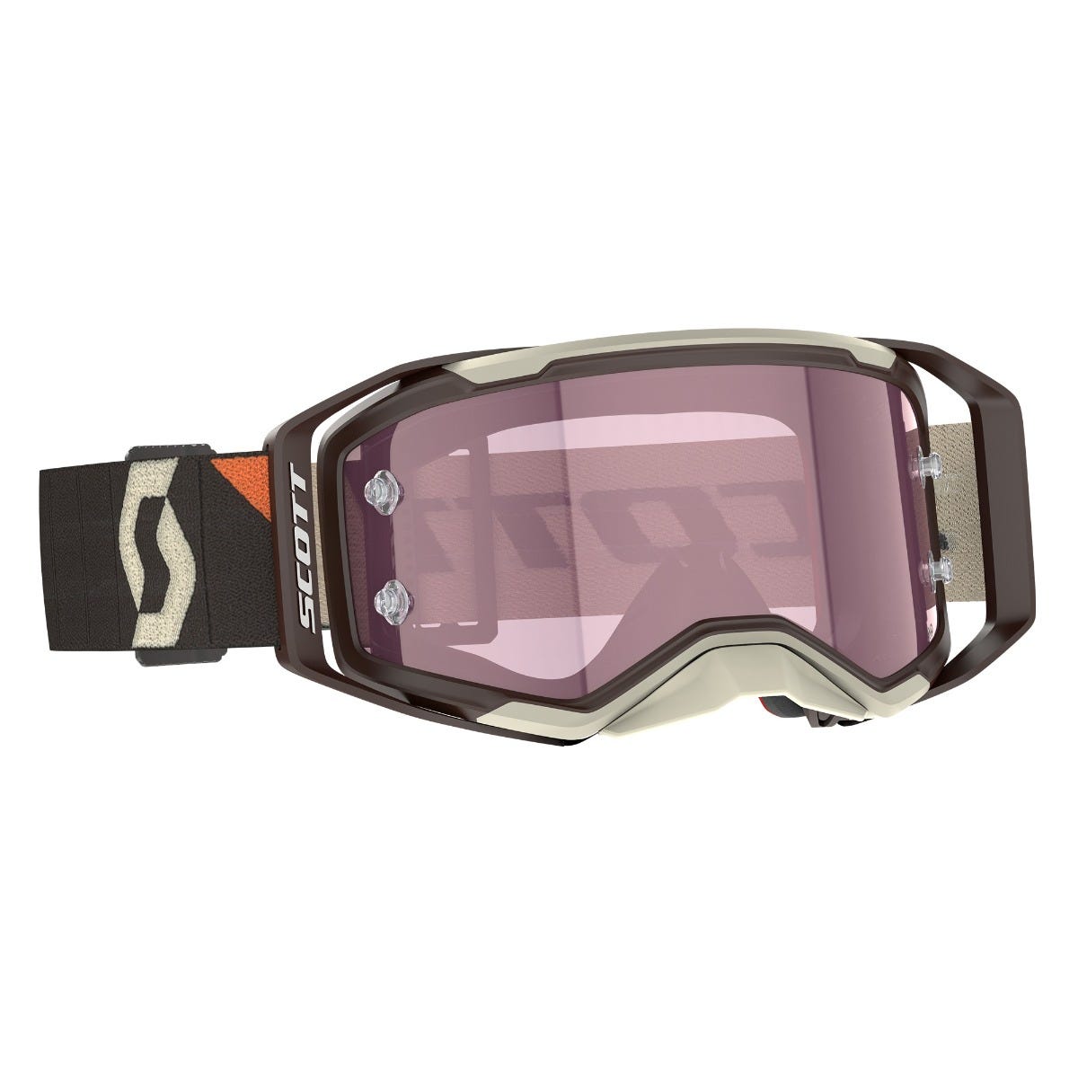 SCOTT Prospect 2.0 AMP Goggle - deep brown/beige | rose lens