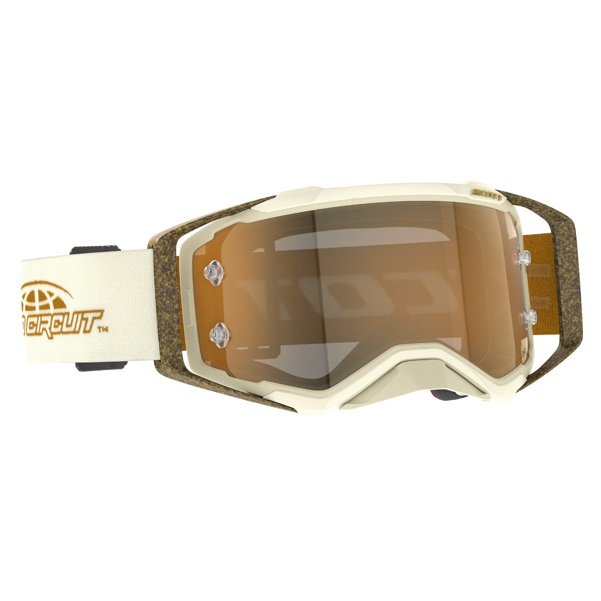 SCOTT Prospect Pro Circuit AMP Goggle -  beige/brown | gold chrome lens