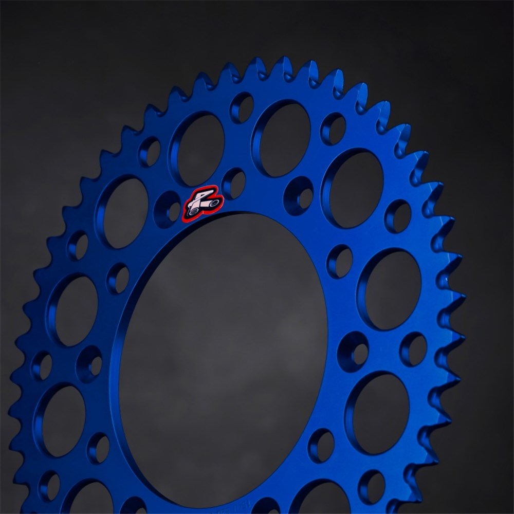 RENTHAL REAR SPROCKET MX ULTRALIGHT GROOVED BLU 49T (441U-428-49GPBU)