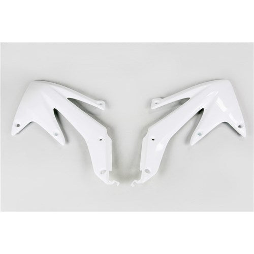 UFO CRF450X 05-07 RAD SHROUDS (WHT)