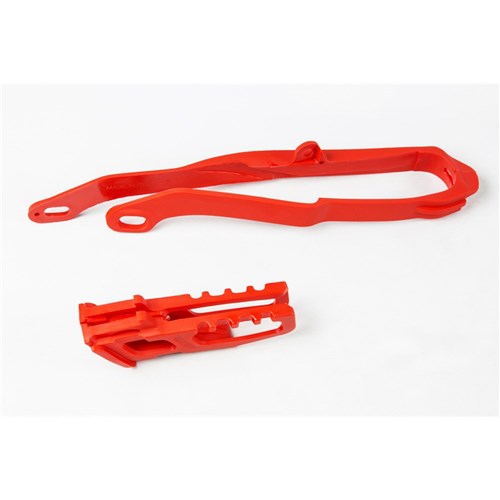 UFO KIT CHAIN GUIDE/S-ARM SLIDER CRF250R 07-09/450R 07-08 (RED 00-18)