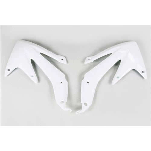 UFO CRF450X 08-16 RADIATOR SHROUDS (WHT)