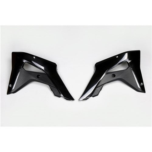 /UFO RADIATOR SHROUDS CRF450RX 17-18 (BLK)