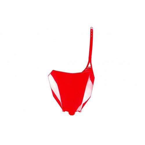 UFO HONDA FRONT NUMBER PLATE CRF250R 18/450R/RX 17-18 (RED 00-18)
