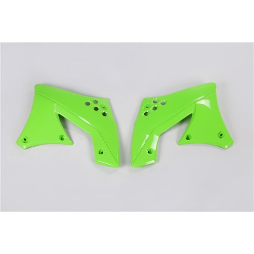 UFO KX250F 2009 & 2012 RADIATOR SHROUDS (GRN)