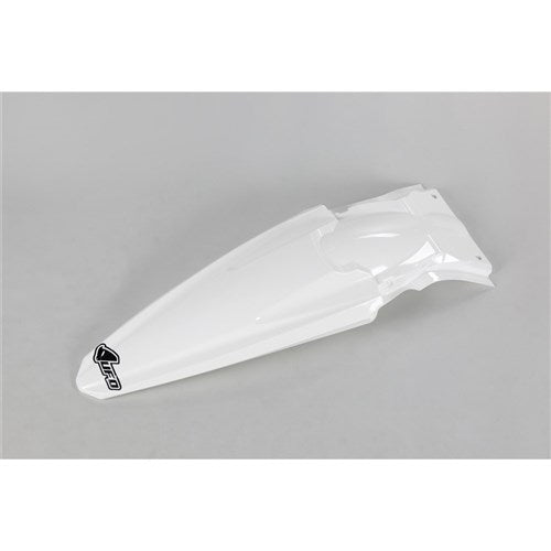 UFO KAWASAKI REAR FENDER KX250F 17-18 /KX450F 16-18 (WHT)