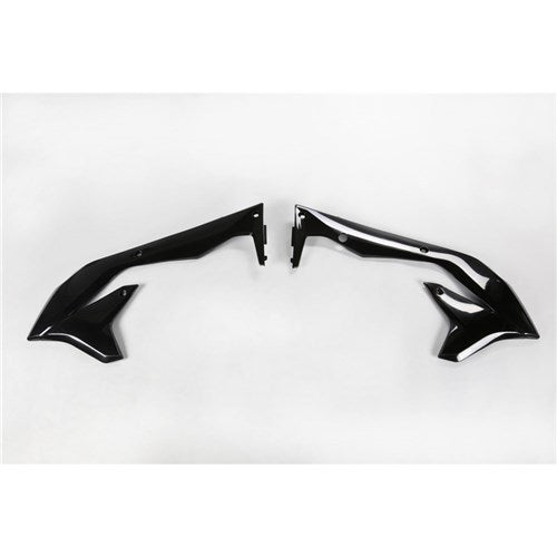 /UFO KAWASAKI RADIATOR SHROUDS KX450F 16-18 (BLK)