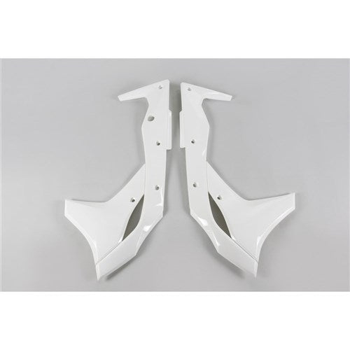 UFO RADIATOR SHROUDS KX250F 17-18 (WHT)