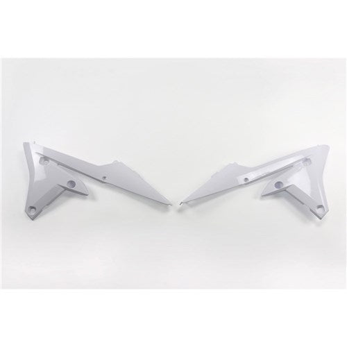 /UFO RADIATOR COVERS YZF250 14-18/450 14-17/WRF250 15-19/450 16-18 ((WHT))