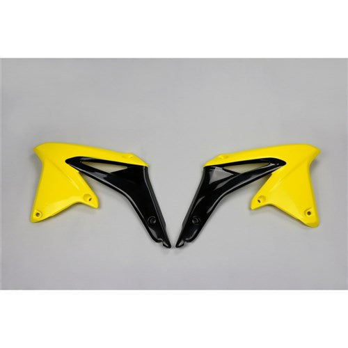 UFO RMZ450 09-17 RADIATOR SHROUDS (YEL 01-18)