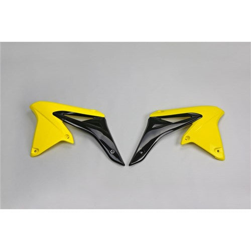 /UFO RMZ250 10-18 RADIATOR SHROUDS (YEL 01-18)
