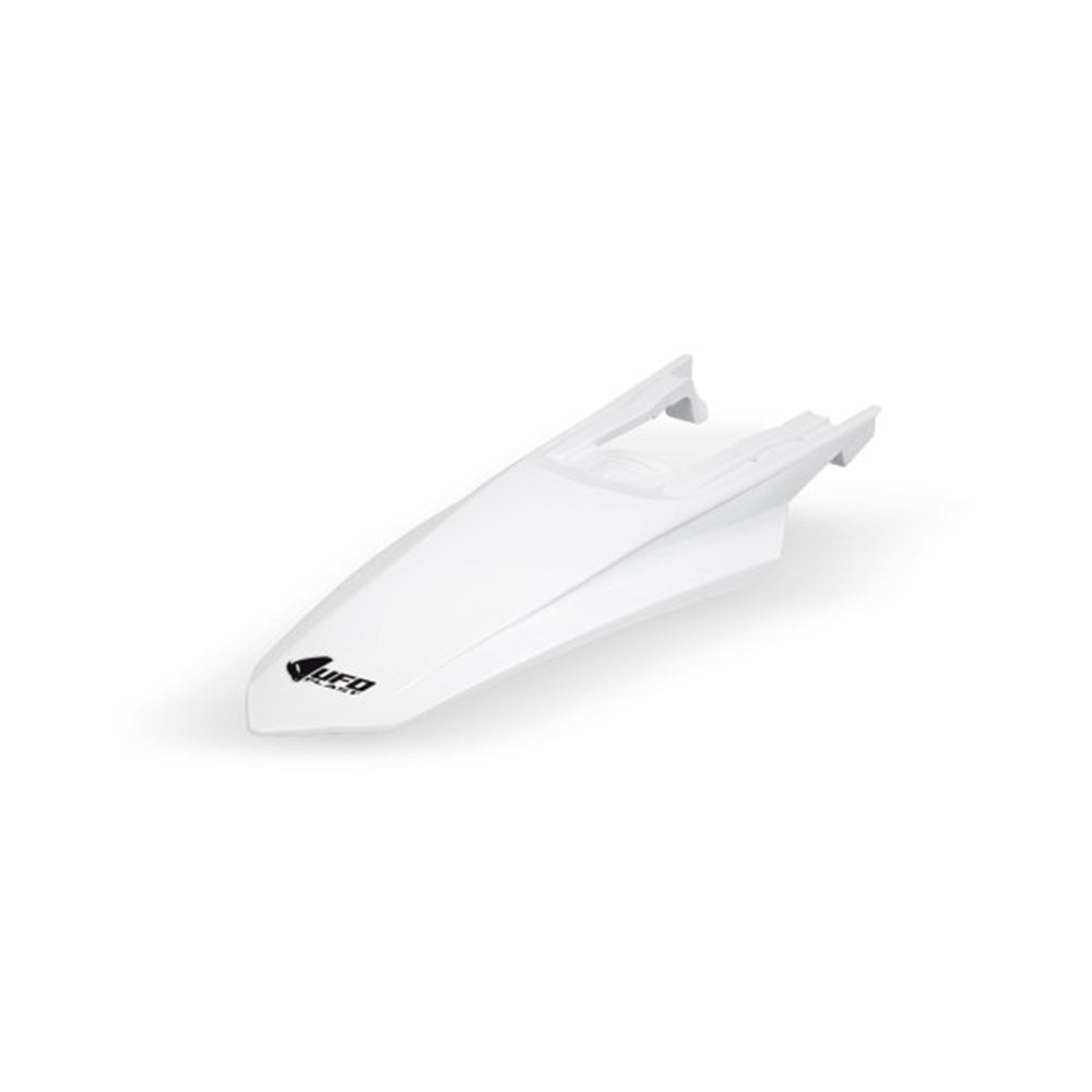 UFO KTM REAR FENDER W.PINS EXC 150/XC W150 / XC W150TPI - EXC 250/XC W250 - EXC-F 250/XCF W250 - EXC 300/XC W300 (24-25) WHT