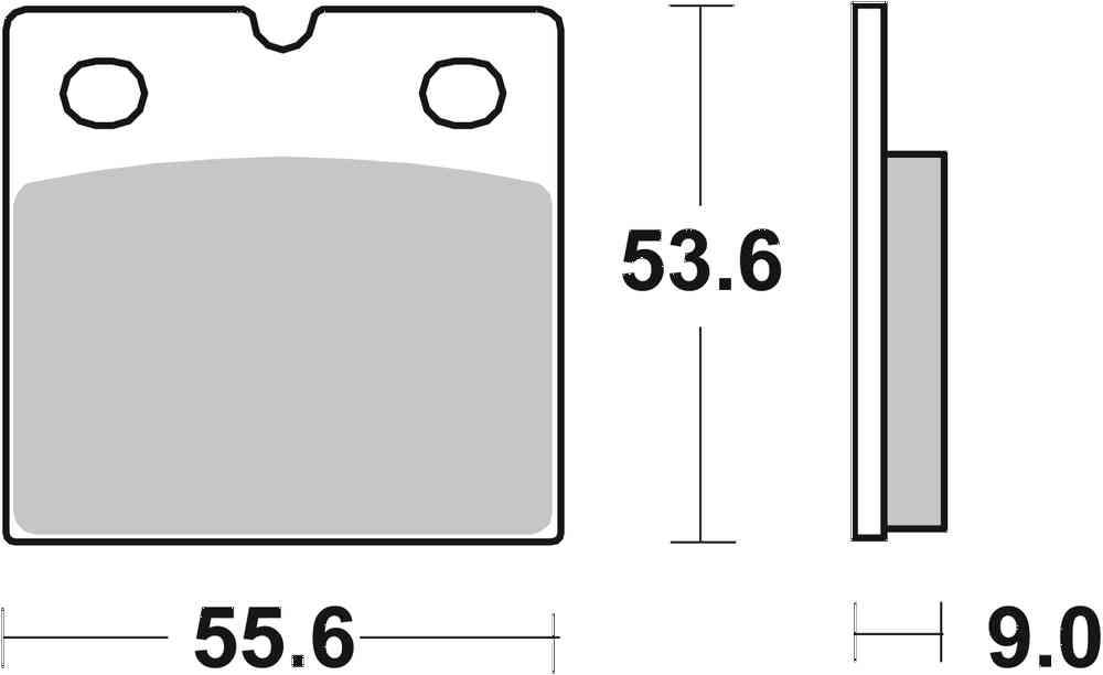 SBS FRICTION - Sinter Rear Brake Pads - 506LS-