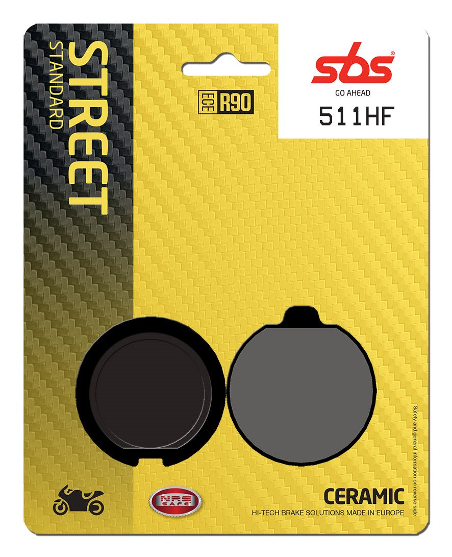 SBS FRICTION - Ceramic Front Brake Pads - 511HF-